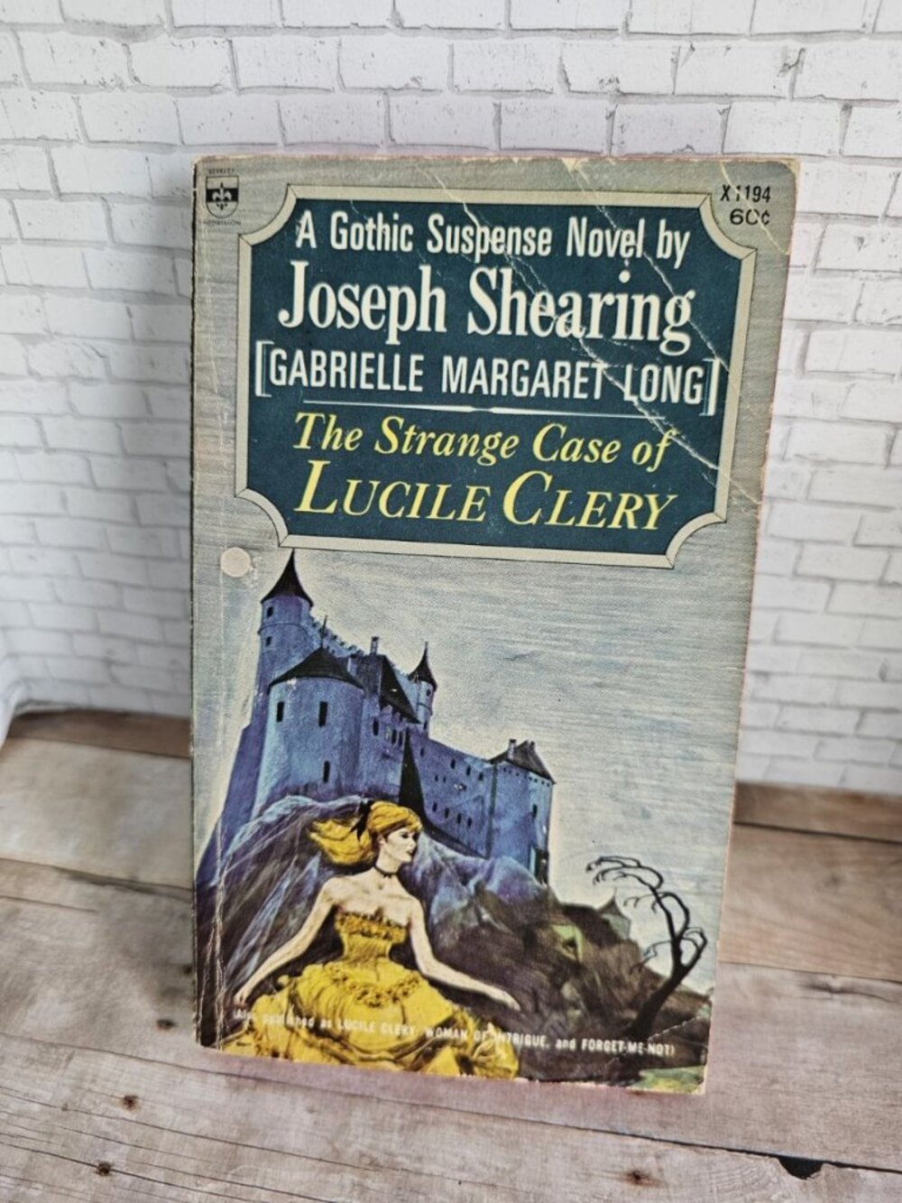 Joseph Shearing Strange Case of Lucile Clery 1966 Gothic Paperback